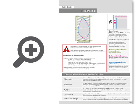 Product Bild firmenschild_in_blatt-form_konturgefr__st__einseitig_4_0-farbig_bedruckt