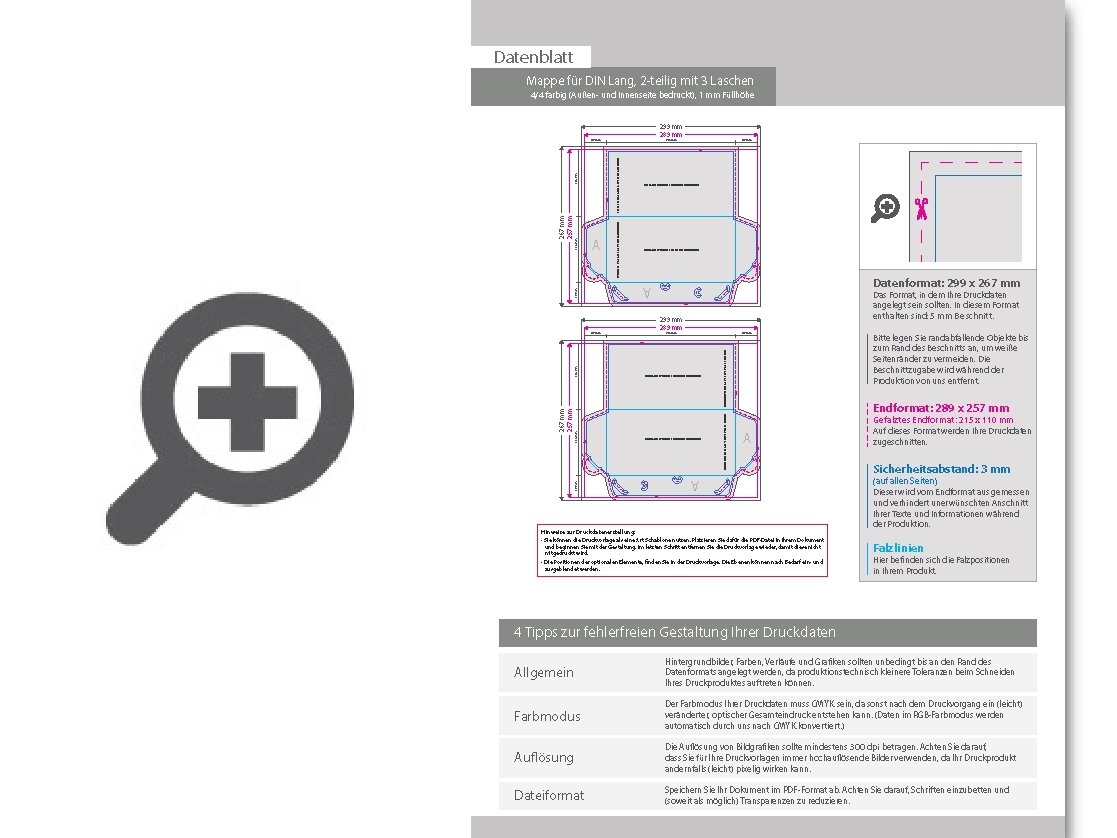 Product Bild mappe_f__r_din_lang__2-teilig_mit_3_laschen__4_4_farbig_(au__en-_und_innenseite_bedruckt)